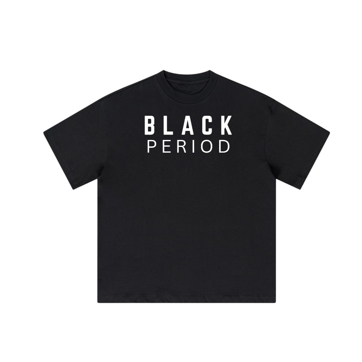 BLACK PERIOD Heavyweight Loose TEE