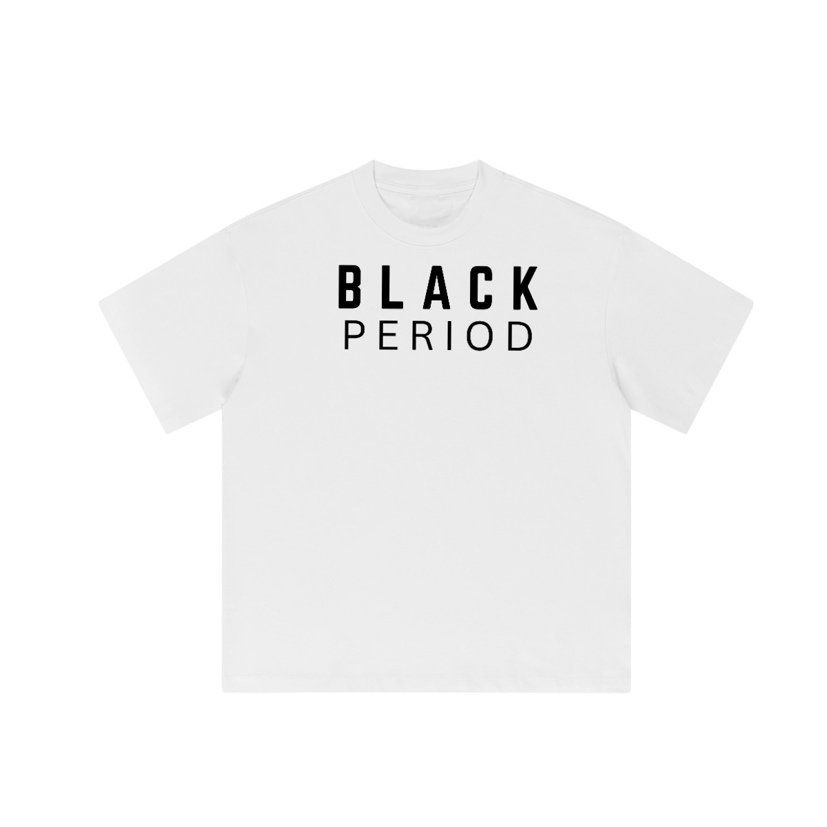BLACK PERIOD Heavyweight Loose TEE