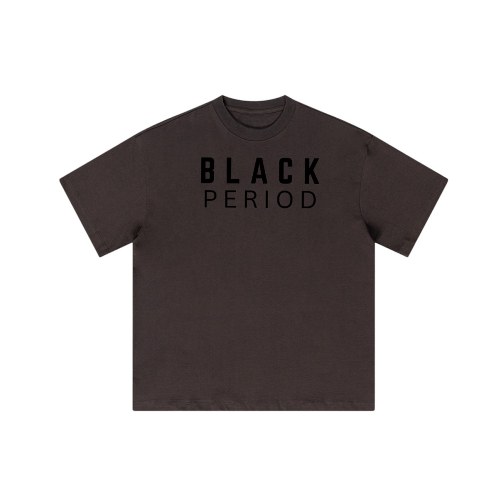 BLACK PERIOD Heavyweight Loose TEE