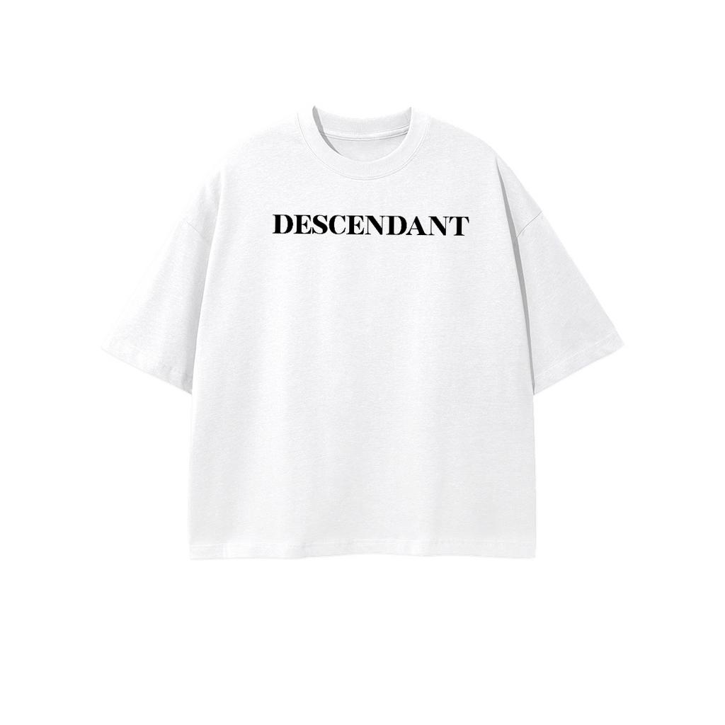 DESCENDANT Cropped Oversized Tee