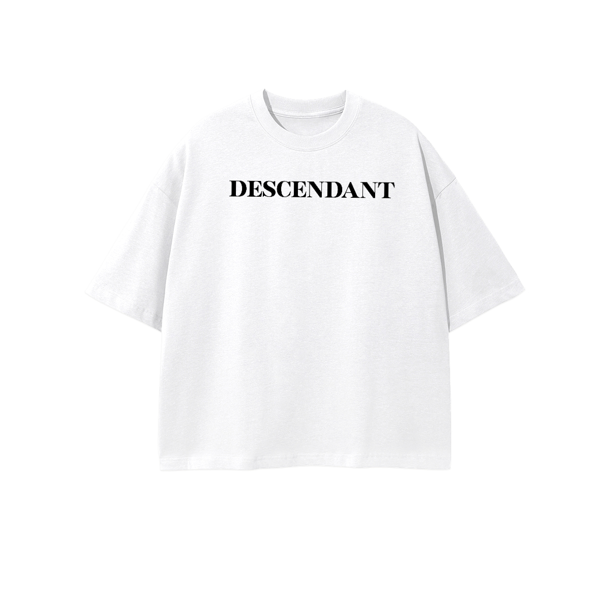 DESCENDANT Cropped Oversized Tee